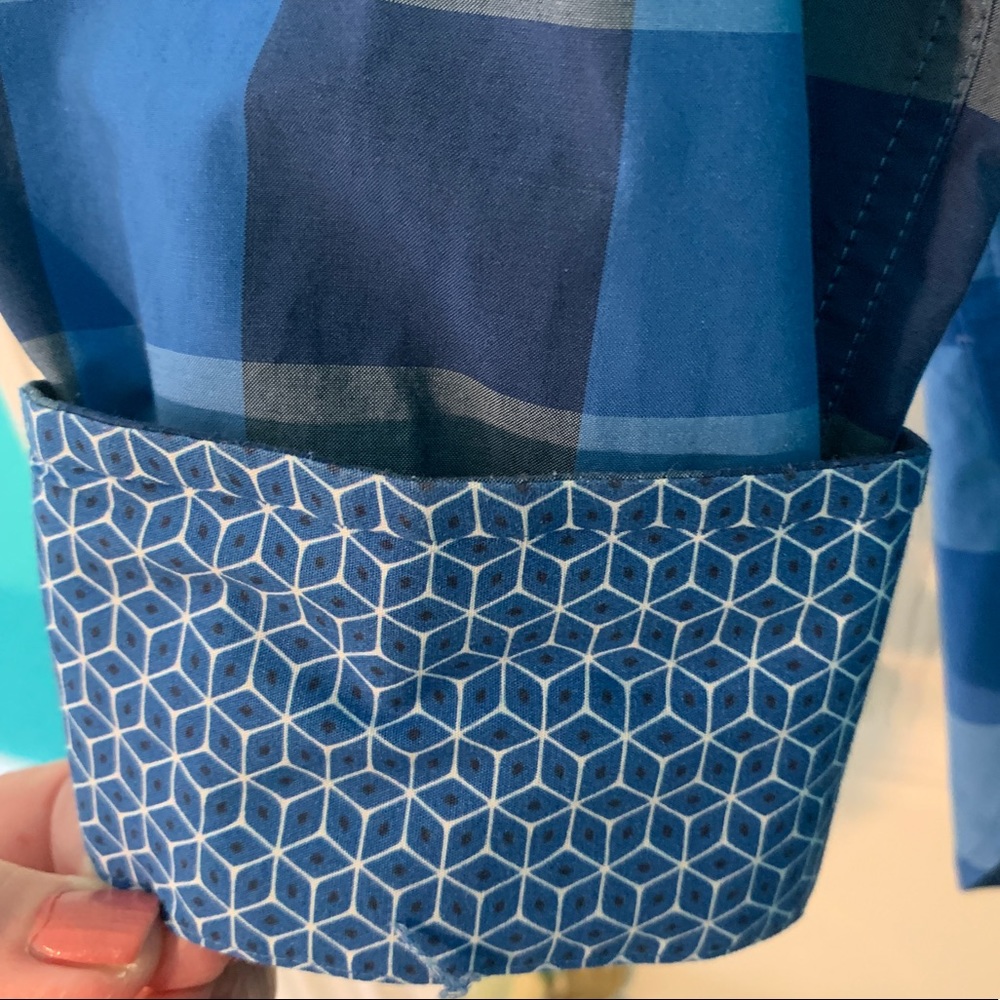 Ted Baker contrast flip cuff shirt - Picture 2 of 8